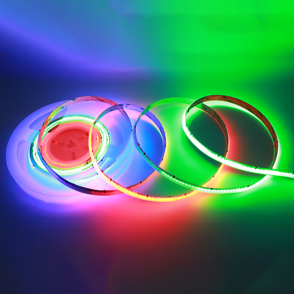 New Arrival Cob Rgb Led Strip 768Leds/M 24V IP20 Waterproof Flexible Rgb Led Strip Light